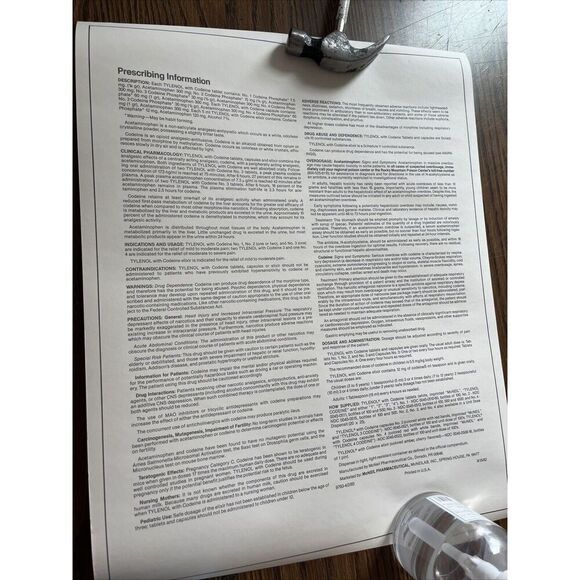 Vintage 1985 The Amazing Shoulder Poster McNeil Pharmaceutical Tylenol Promo - Picture 10 of 10